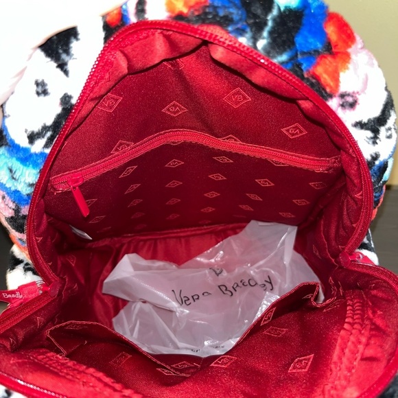 Vera Bradley Nordic Stripe Fleece Backpack NEW